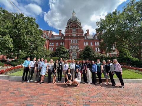 Great immersion with these fabulous DNP Ex/MBA/MPH students and outstanding speakers! <a href="/JHUNursing/">Hopkins Nursing</a> <a href="/bvangra1/">Brigit VanGraafeiland DNP, CPNP-PC, FAAN, FAANP</a> <a href="/DrTomori/">Dr. Cecília Tomori</a> <a href="/CAPABLEAging/">Sarah Szanton</a> <a href="/ShawnaMudd/">Shawna Mudd</a> <a href="/BobAtkins_/">Bob Atkins</a> <a href="/IoannouJoann/">JoAnn Ioannou</a> <a href="/nursingpharm/">Nicole L. Mollenkopf, PharmD, MBA, BCPS, BCPPS</a> <a href="/AACNursing/">AACN</a> <a href="/DrMcCamey/">Dr. McCamey</a>