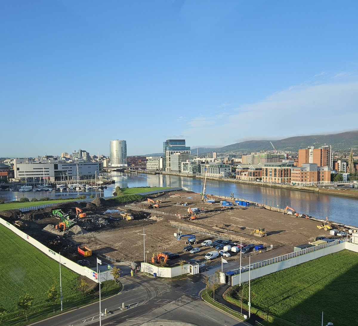 A fast changing Belfast skyline.