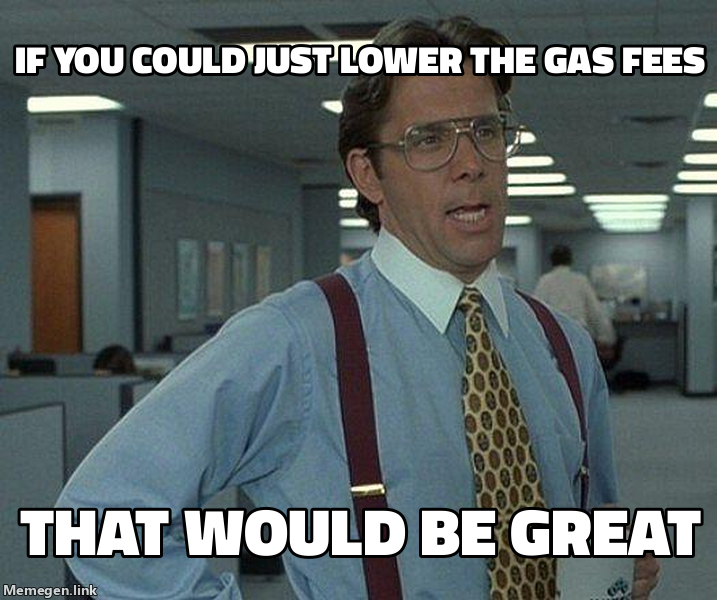 BlockchainGreg's tweet photo. Gas Fees: The Unspoken Grievance https://t.co/7N8CyjKipS