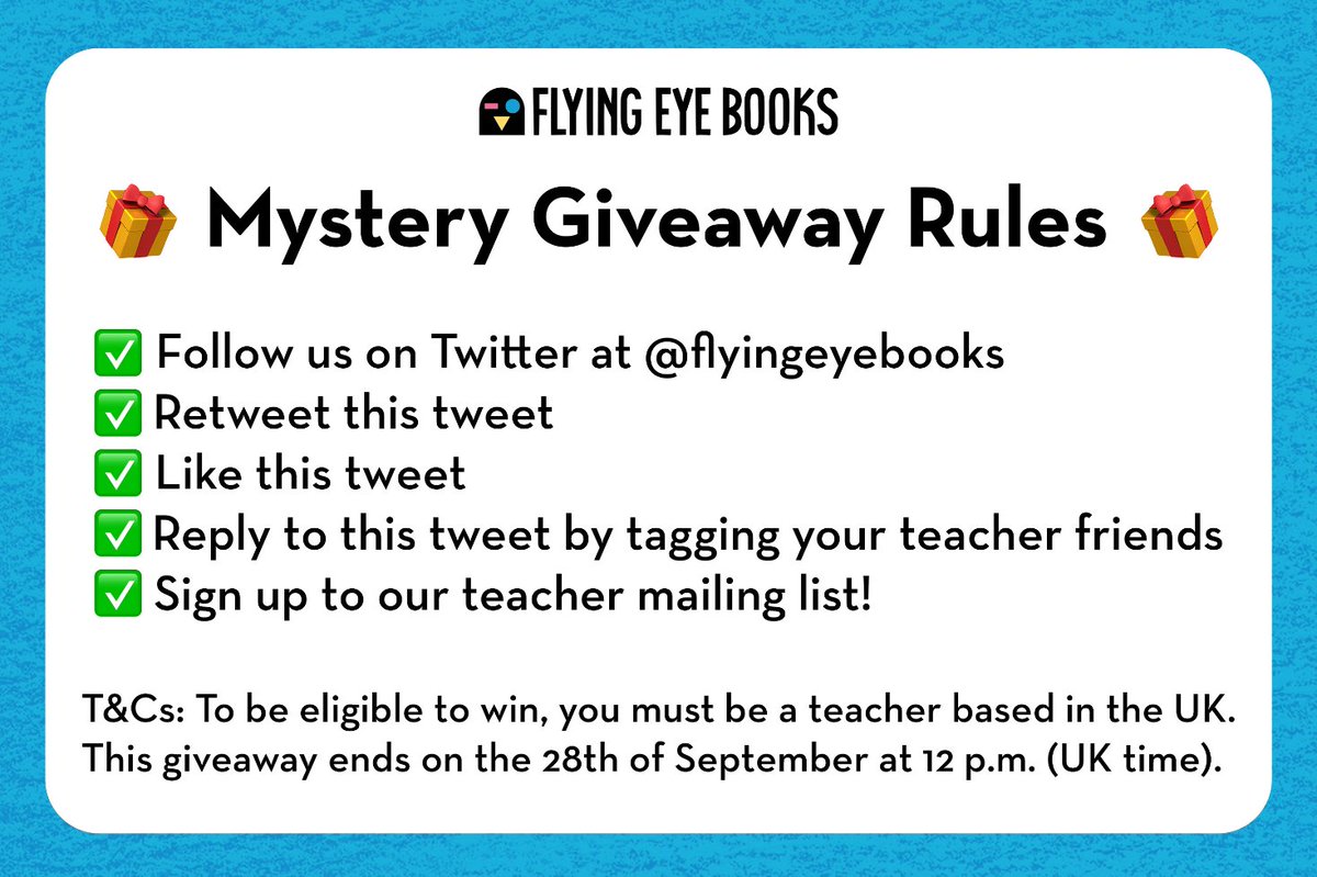 Hello, teachers! We have an exclusive #bookgiveaway just for YOU! We’re giving away 5 sets of 10 non-fiction titles and 5 sets of 10 fiction titles to TEN lucky teachers. 🙌🤩

Good luck and happy reading! 📚

📩 Sign up to our teacher newsletter here 👉 nobrow.us4.list-manage.com/subscribe?u=81…