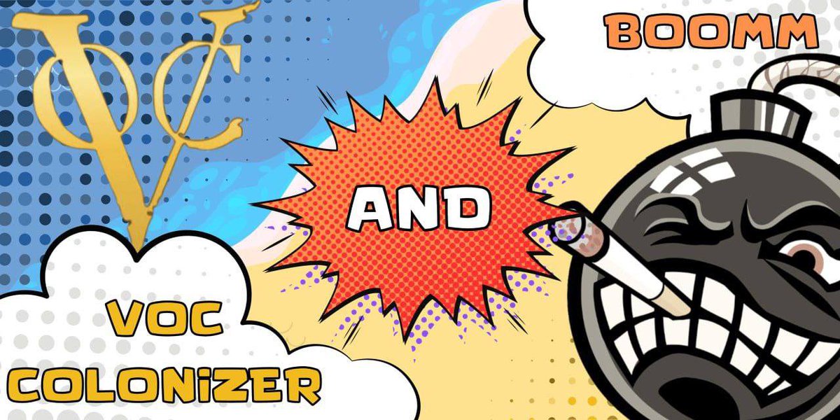 Partnership Announcement:

VOC &amp; BOOMM

We are thrilled to announce our new partnership VOC + BOOMM

VOC will become one of the early projects to use the BOOMM Buybot and and live charting technology.

VOC Colonizer TG:
t.me/VOC_ColonizerT…

BooMM TG:
t.me/BooMM_BSC