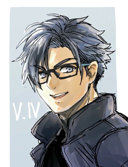 古戦場ほったらかして脳内ラスティ描いてましたなぜかスポーツ用のメガネかけてるイメージがある 