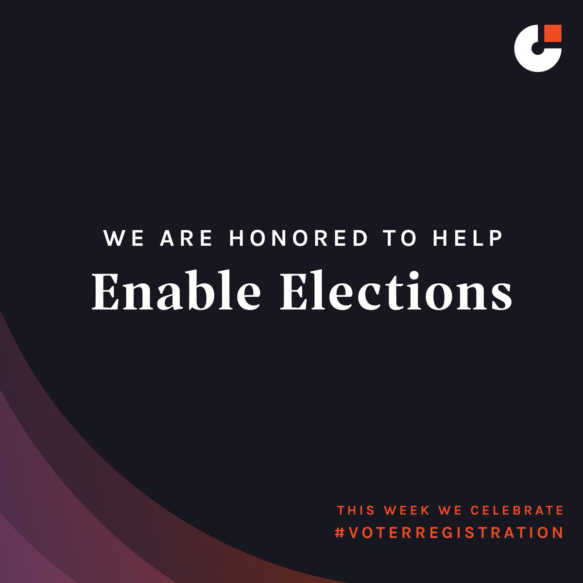 At Civix, elections aren't just a job, they're a passion. As we celebrate National Voter Registration this week, we're grateful to be trusted partners to election officials across the country, ensuring the integrity of voter and election-related data. 
#GoCivix