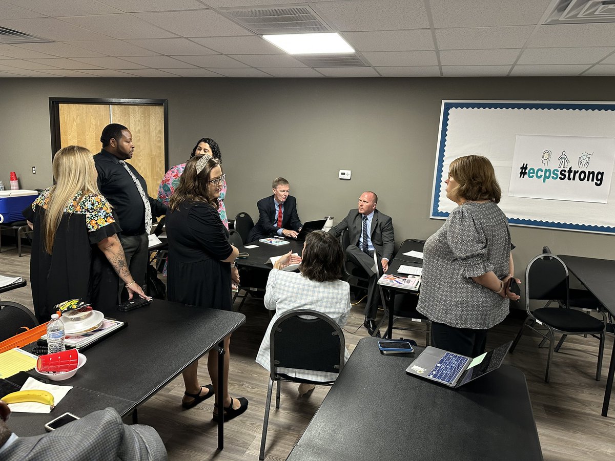 DrMAMyrick's tweet photo. @ECPSchools_NC principals receive a day full of learning from colleagues and district staff: from a conceptual math lesson to CGR data dive https://t.co/UoboacWiOX