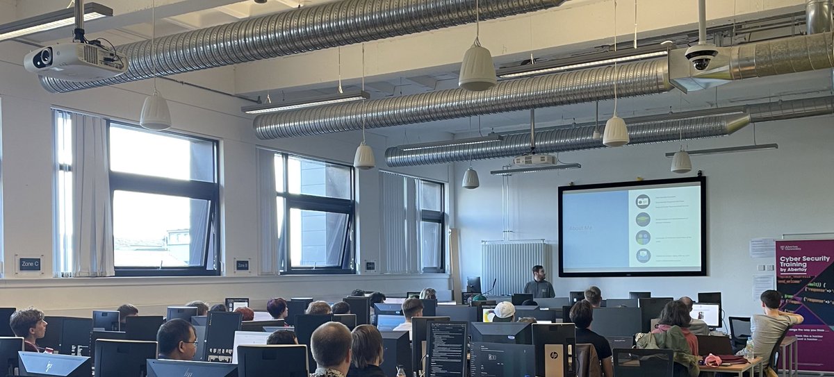 Jamie O'Hare (@thehairyj) on Twitter photo Today in my Web App Hacking class, we had <a href="/AbertayCyber/">Division of Cybersecurity</a> #EthicalHacking graduate <a href="/say_NOP_to_ASLR/">Mark Bremner</a> come back to the Hacklab to speak about Hacking Methodolgies and his experience maintaining one as a pen tester 📋✍️ Today in my Web App Hacking class, we had <a href="/AbertayCyber/">Division of Cybersecurity</a> #EthicalHacking graduate <a href="/say_NOP_to_ASLR/">Mark Bremner</a> come back to the Hacklab to speak about Hacking Methodolgies and his experience maintaining one as a pen tester 📋✍️