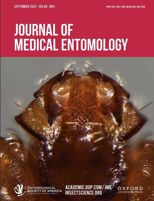 RisaPesapane's tweet photo. Life achievement unlocked! 🙌 Our Asian longhorned #tickpic taken with our @NikonUSA SMZ25 made the cover of this issue of JME along with our recent pub on detection of the 1st established pop in Ohio https://t.co/Bu6uLNtchA https://t.co/HHHuAgGhNb