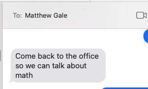 My husband flirting with me