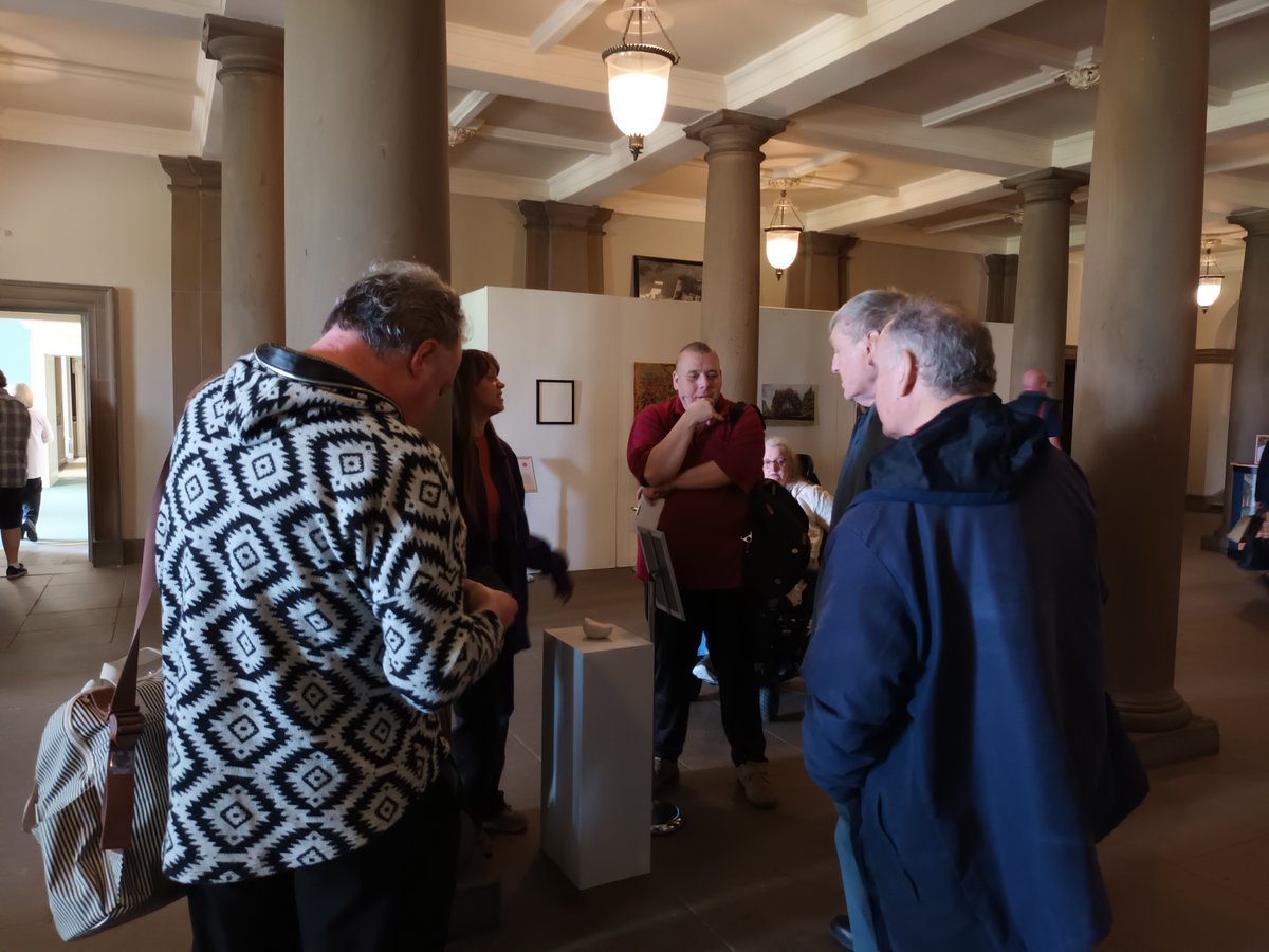 Barnsley Safe Places & Disability Forums (@mybarnsleytoo) on Twitter photo Look where we've been! Glorious <a href="/Wentworth_House/">Wentworth Woodhouse</a> to see <a href="/ArtworksSY/">ArtWorksSY</a> Artworks Together exhibition. Thanks for showing the group round & discussing some of the exhibits they were interested in. The artwork was thought provoking & fascinating - a great way to spend a morning! Look where we've been! Glorious <a href="/Wentworth_House/">Wentworth Woodhouse</a> to see <a href="/ArtworksSY/">ArtWorksSY</a> Artworks Together exhibition. Thanks for showing the group round & discussing some of the exhibits they were interested in. The artwork was thought provoking & fascinating - a great way to spend a morning!