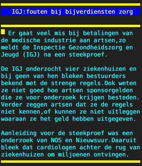IGJ:fouten bij bijverdiensten zorg
