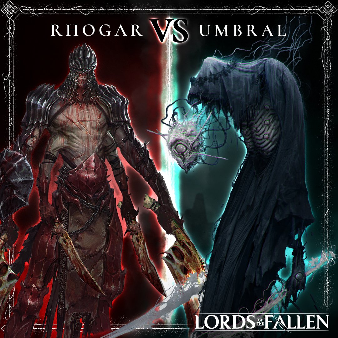 LORDS OF THE FALLEN on X: Greetings Lampbearers! A pivotal choice lies  before you, one that ties your allegiance to one of two factions, Rhogar or  Umbral. But choose wisely live tomorrow