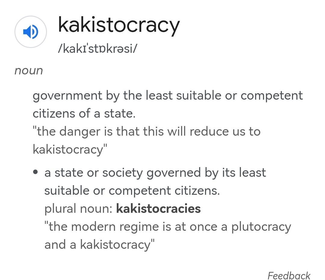 Do you think we can get #Kakistocracy trending every time we mention #RishiSunak or #ToriesOut441 or #GeneralElectionNow

Asking for a friend....