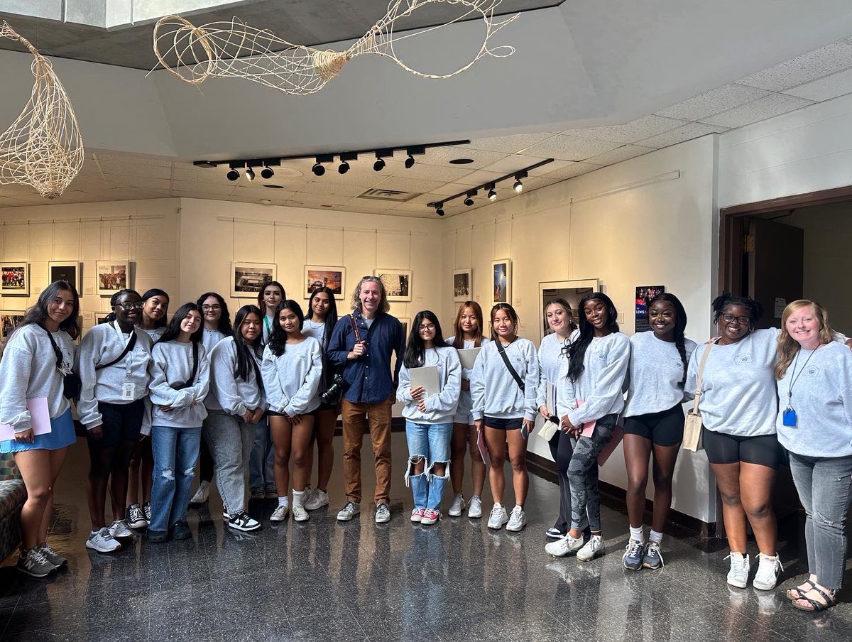 WCYearbookStaff's tweet photo. We had a great day @wku ♥️ Thank you to Campus Photographer Clinton Lewis for sharing his photography in his exhibit! Also special thanks to @sam_oldenburg at @StudentPubsWKU for a fun photo workshop 📸 https://t.co/d6m4cpPl7b
