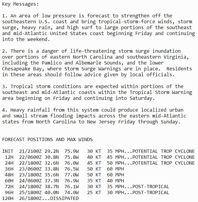 LimWeather's tweet photo. #PTC16 is forecast to peak at =>60mph #TropicalStorm or even C1 #Hurricane before #NorthCarolina landfall, affecting M ATL incl #NewYorkCity and S #NewEngland
#Tropicswx #Wxtwitter #HurricaneSeason2023 #HurricaneSeason #TropiccalStormOphelia #Ophelia #SCwx #NCwx #VAwx #DEwx #MDwx https://t.co/d7NeJdI5sQ