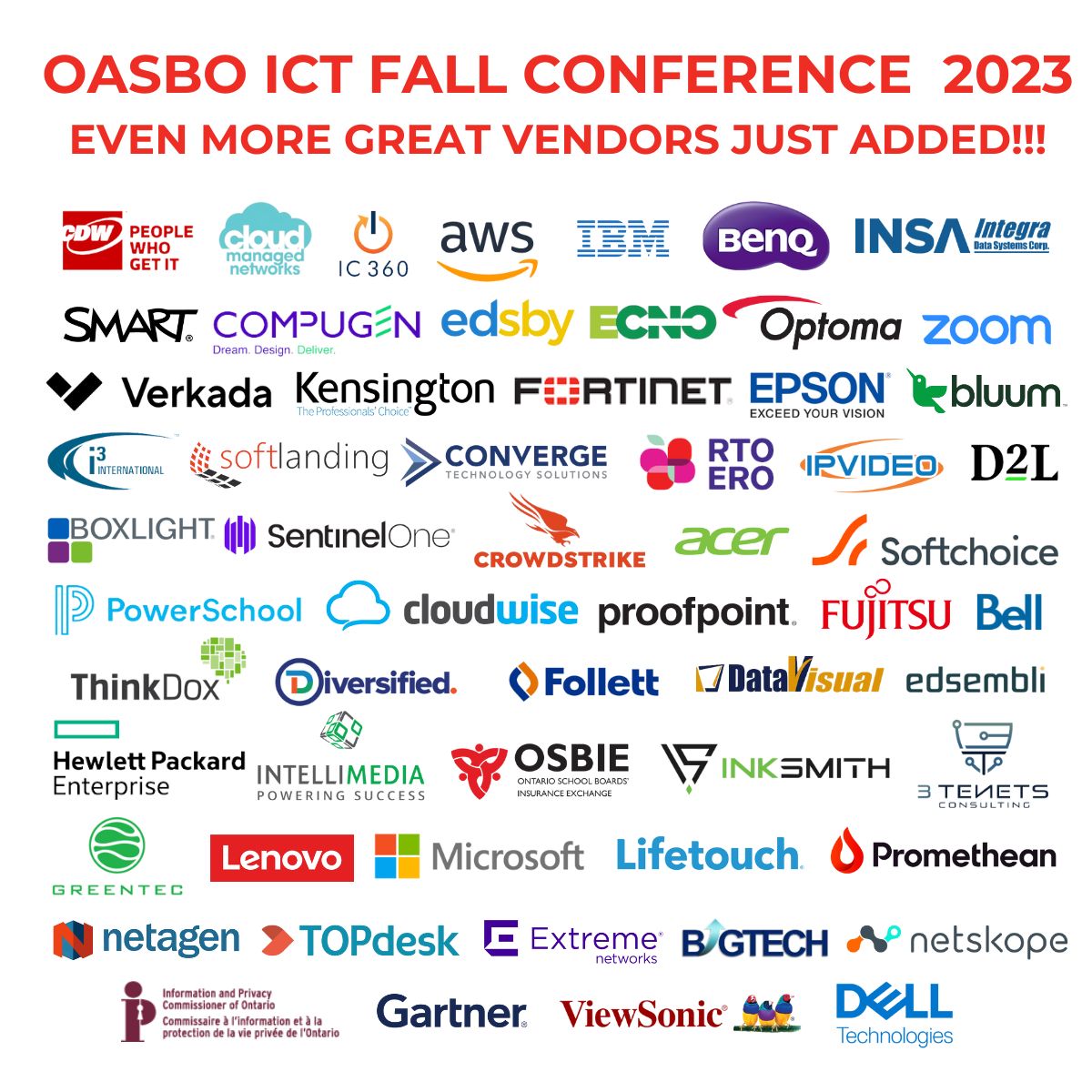 DougFiebig's tweet photo. SPONSORSHIP OPPORTUNITIES ARE RUNNING OUT!!! If you are a technology vendor supporting the Ontario K-12 education sector, this is a great opportunity to meet with K-12 ICT leaders and staff. Register now at https://t.co/8OrZSYdrAG #edtech #ICT #education #Technologynews https://t.co/LmJdkeXIVa