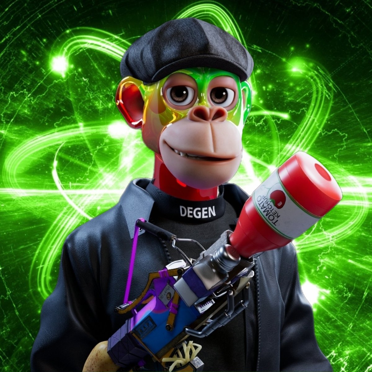 Weeda_Queen10's tweet image. Day 83 🚩#ApeTraitOfTheDay 
- D E G E N 

#TheConfigurator