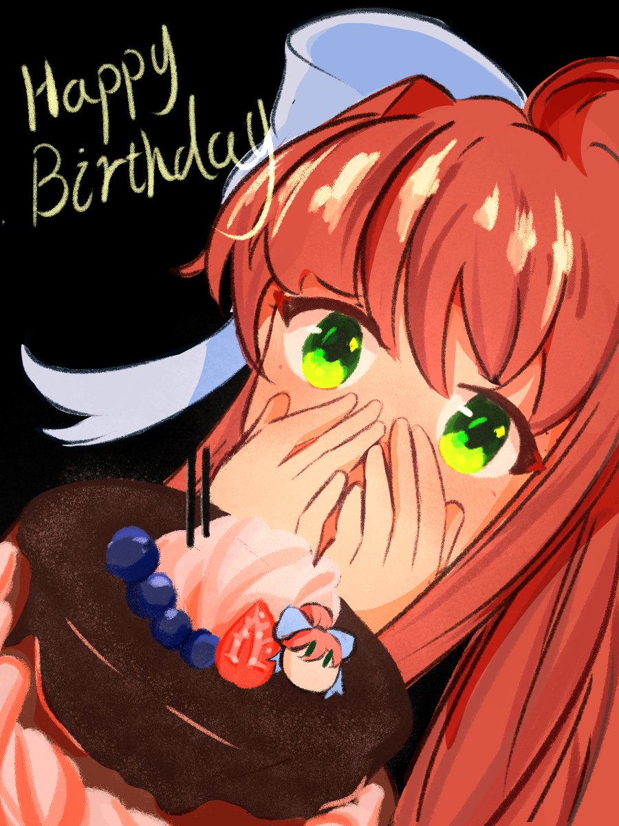 Happy birthday Monika#ddlc #Monikaddlc #DokiDokiLiteratureClub