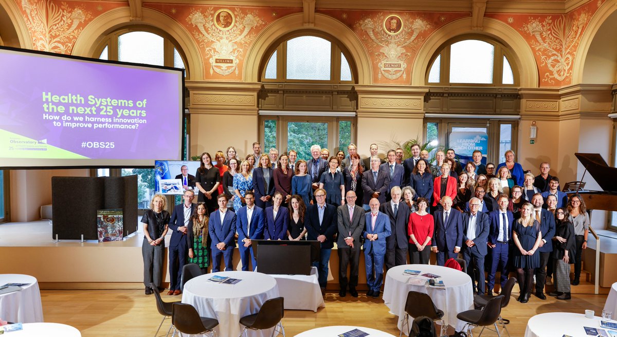 Innovation can help
✅save our 🌎 from health crises
✅ensure we #LeaveNoOneBehind 
✅share knowledge

The work of the Observatory with its Partners shows that innovation works. We will continue to evolve &amp; take risks to build solid bridges between evidence &amp; policy.

#OBS25
1/2