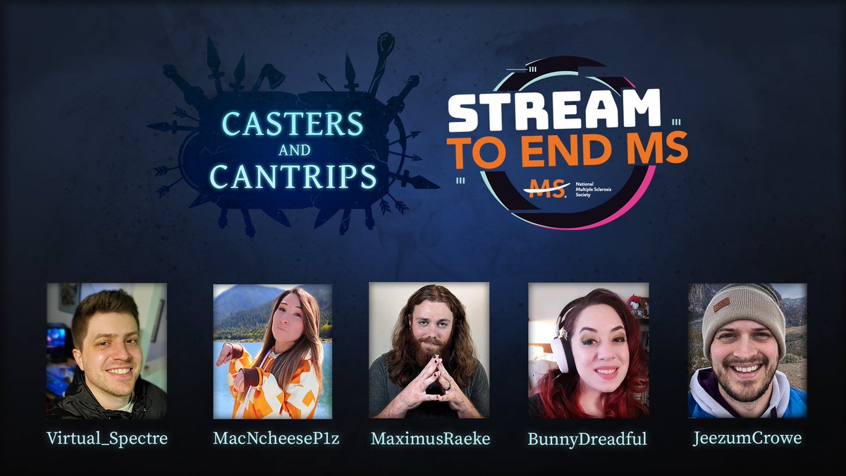 This Sunday we'll be participating in Quest Accepted 2023 to support <a href="/mssociety/">National MS Society</a> ! Watch us live at <a href="/StreamToEndMS/">Stream to End MS</a> on Sunday Sept. 24th at 12pm Pacific/3pm Eastern!

#dungeonsanddragons #charity