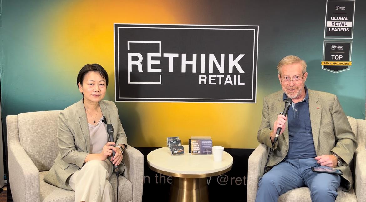 Live from day 3 on the Groceryshop floor: Top Retail Influencer and RETHINK Retail advisor <a href="/jtenser/">James Tenser</a> interviewing Jie Cheng, VP &amp; Global Head of Digital Commerce at  <a href="/MDLZ/">Mondelēz Intl</a>.

#groceryshop2023 #groceryinsights #rethinkretail #cpgbrands #tri