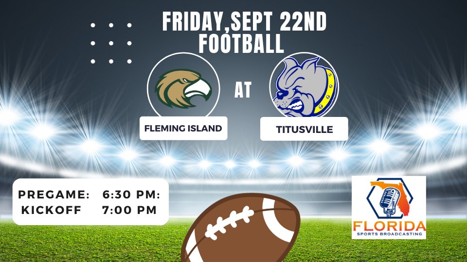 Join us Friday night. Catch the game LIVE at floridasportsbroadcasting.com or on our YouTube channel youtu.be/z9mKM-KSw6U?li…