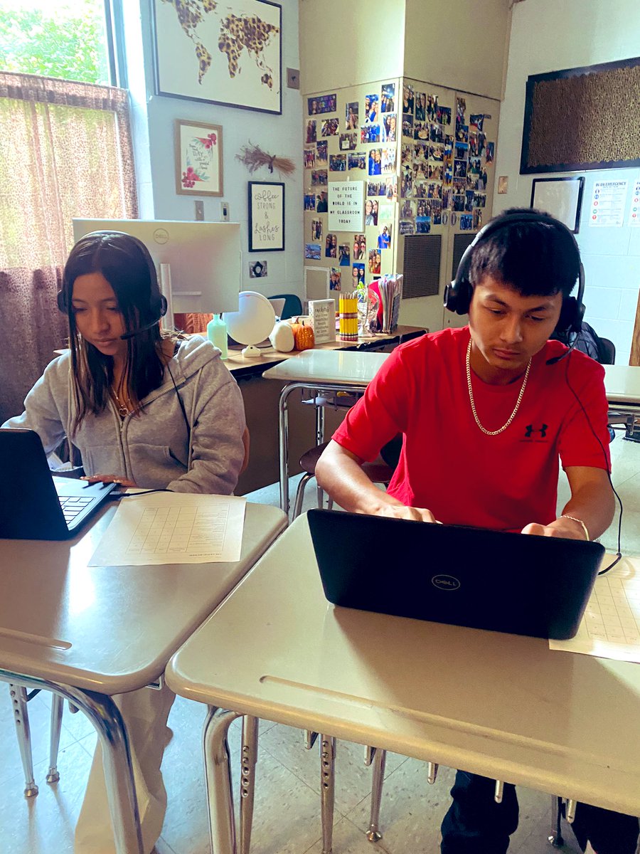 Newcomers finished Unit 1 and are doing their speaking tests today. They have done a FABULOUS job! So proud of them. 👏🏼 👏🏼