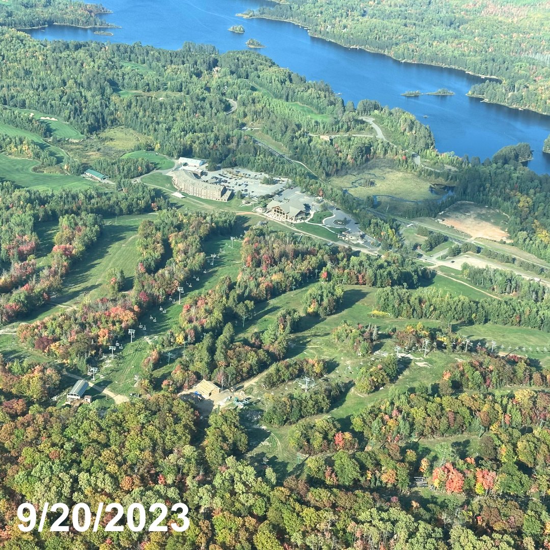 This overhead view of the early Fall colors was provided by 📷✈️Bill Bryson.

In just a week or so we should be at PEAK COLORS!

Oktoberfest is happening on Saturday, September 30th! Tickets are still available for the Castle Danger Beer Tour.