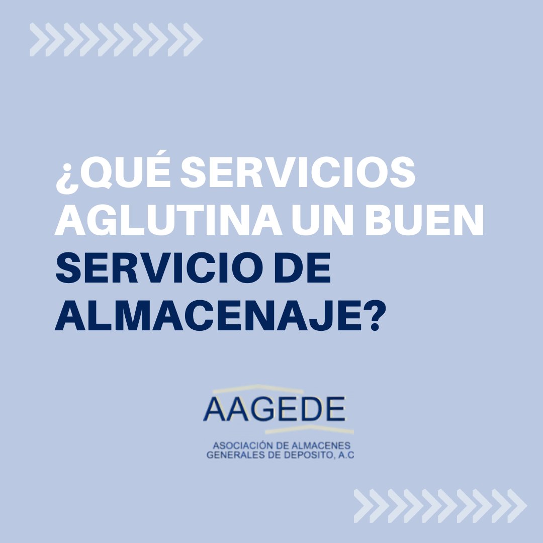 AAGEDEAC's tweet photo. Cuando hablamos de almacenamiento, no nos estamos refiriendo únicamente al hecho de guardar la mercancía. Se trata de un servicio que comparte otro tipo de servicios que conviene saber para conocer aún más la importancia de los AGDs. 📦📜
#serviciodelogistica  #ImportacionMexico https://t.co/h7SrTdNSMs