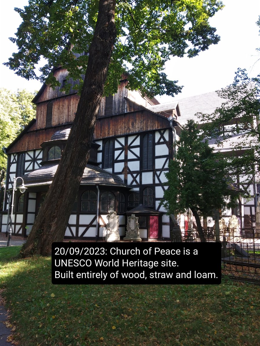 coiseachd's tweet photo. 20/09/2023: Explored the town of Swidnica and visited the largest wooden religious building in Europe. https://t.co/uerNJy5ndY