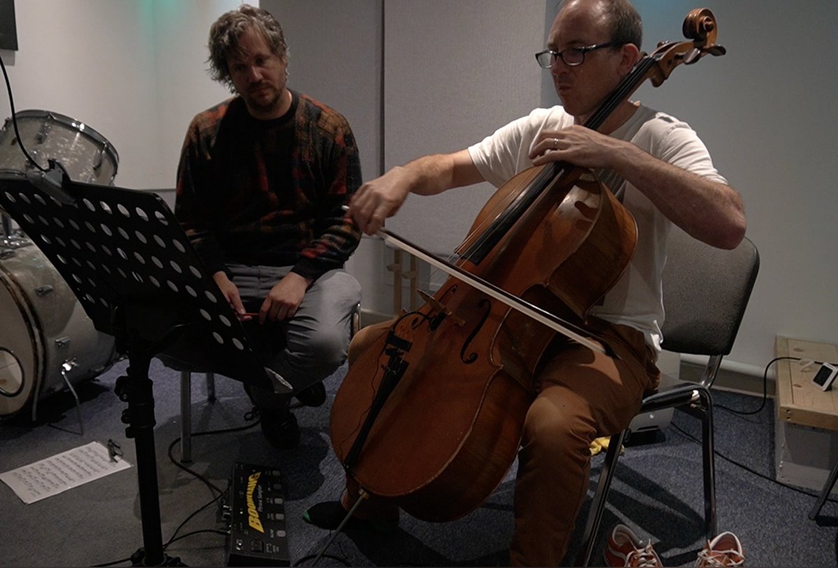 A great day working with Nick Allen  in my studio yesterday, writing a new piece. I can’t wait for the project to come together - he was sounding absolutely great.