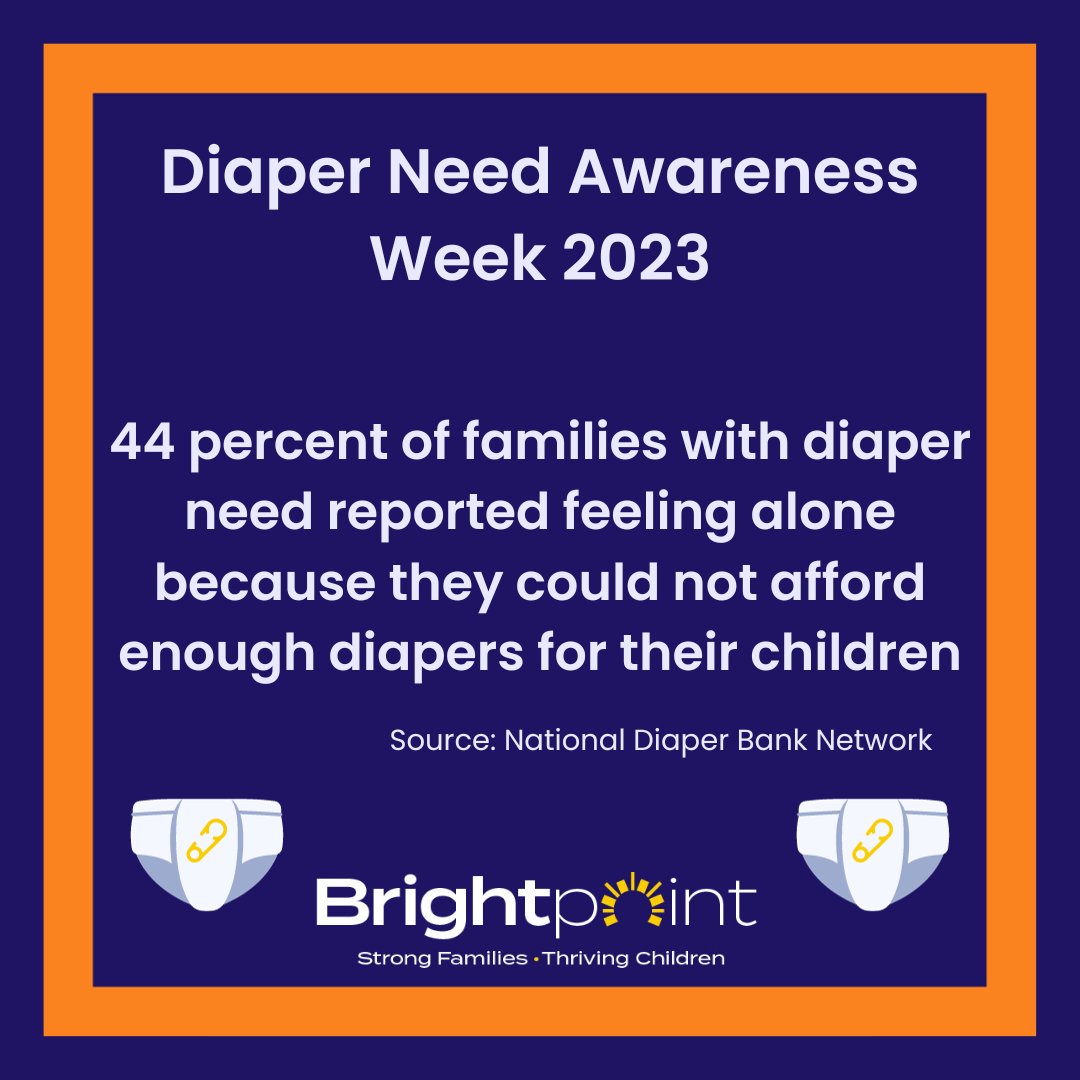 AhlquistCenter's tweet image. Being a parent can be stressful, especially when you are struggling. Parents facing diaper need report feeling alone or feeling judged for not being able to afford diapers. Lets #EndDiaperNeed to reduce parental stress throughout Illinois. 

brightpoint.org/affording-diap…