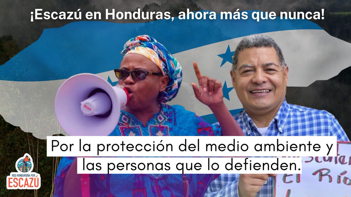 EscazuHonduras's tweet photo. 🔴#ATENCIÓN| La Red Hondureña por Escazú condena los ataques en contra de Ramiro Lara y Miriam Miranda. Estas acciones evidencian que en Honduras es inexistente la garantía del derecho a una vida libre de violencia y amenazas para las y los defensores territoriales. https://t.co/QuPjJOh1VE