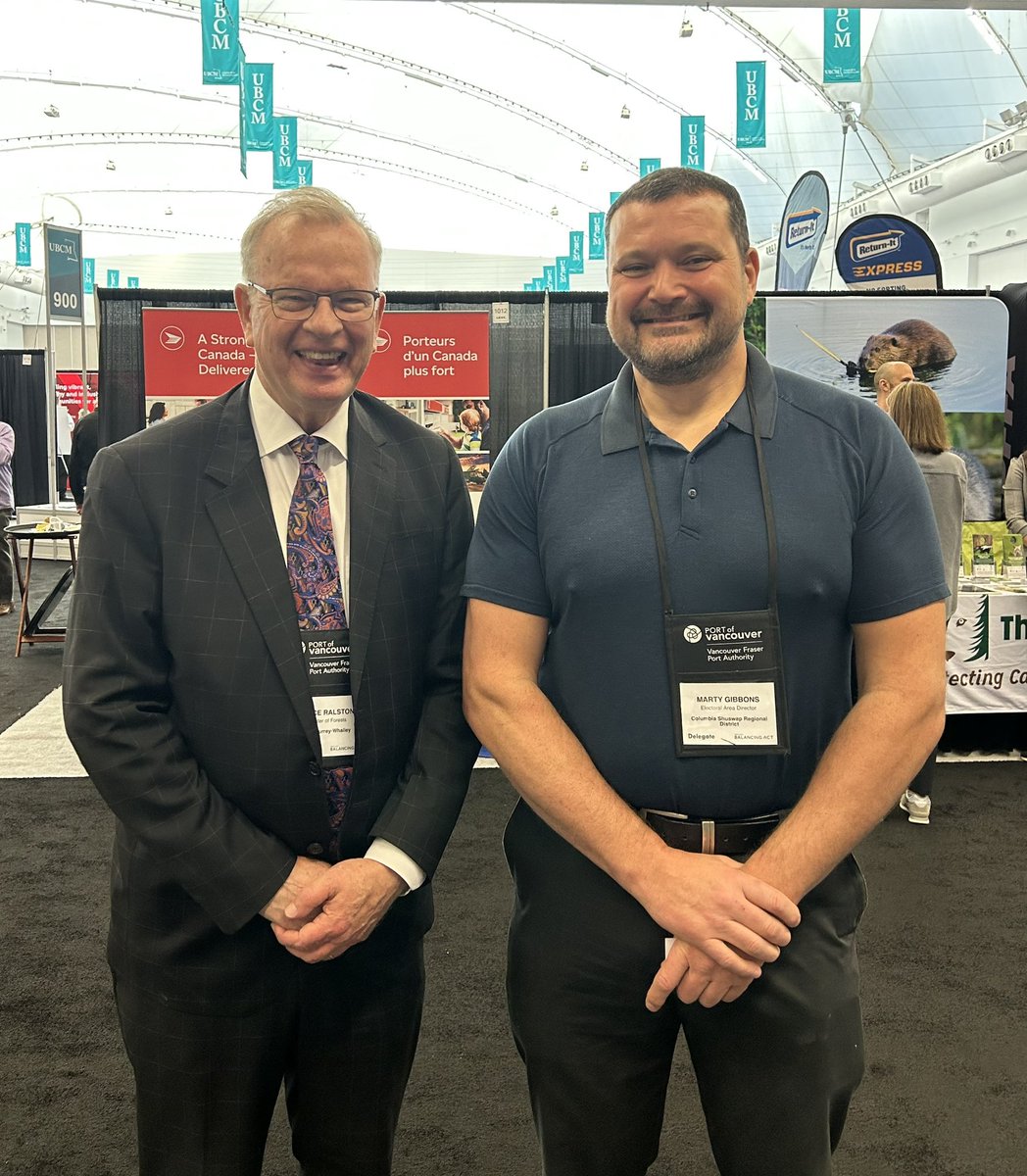 BruceRalston's tweet photo. I stopped by the UBCM Trade Show this morning. It's great to see so many exhibitors actively sharing ideas and solutions with local government decision makers. https://t.co/6GjHfdZgdO