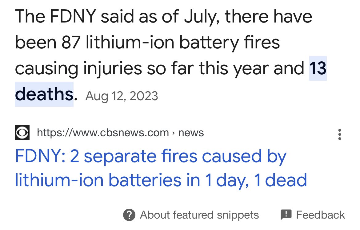skiphoffmann's tweet photo. @bahudihanhulooz @HRMFireNews Easy to be a keyboard critic. Lithium ion battery fires are on the rise and can be extremely dangerous. Luckily this one was a very minor incident, some are not. https://t.co/KGioOgZ4Bo