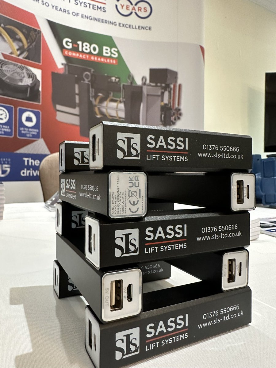 A fantastic start to the The Lift &amp; Escalator Symposium. We have a belt drive shaft from Alberto Sassi S.p.A. Which is gaining more and more interest