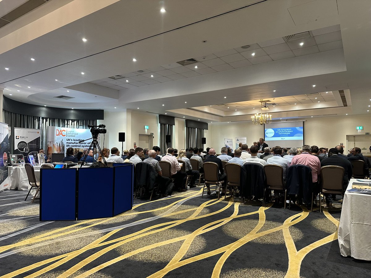 Sassi_UK's tweet photo. A fantastic start to the The Lift &amp; Escalator Symposium. We have a belt drive shaft from Alberto Sassi S.p.A. Which is gaining more and more interest https://t.co/SWcTEPJoCc