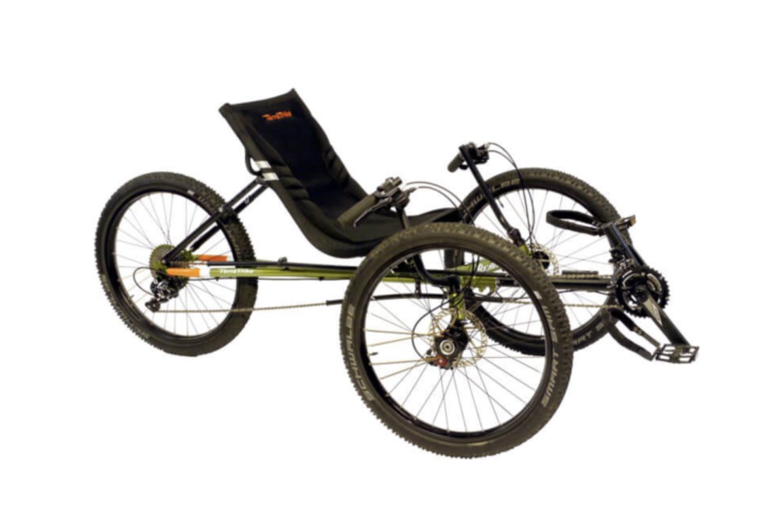 The TerraTrike Rambler All Terrain is rugged enough to take you off the beaten path. Two track dirt roads, gravel paths and hiking trails are now accessible on the Rambler AT. ow.ly/jFf650PECqa #russellsfitness #adulttrikes #terratrike #offroadtrikes