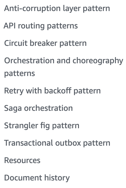 Cloud Design Patterns Collection by AWS Serverless
docs.aws.amazon.com/prescriptive-g…
