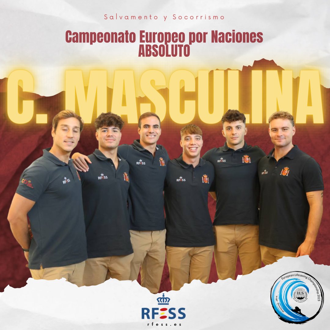 #ELC2023 | 🇪🇸 Selección nacional #Absoluta

Clasificación general masculina del Campeonato Europeo por Naciones 🇪🇺:

1️⃣ - España (402 puntos) 🇪🇸
2️⃣ - Francia (394 puntos) 🇫🇷
3️⃣ - Italia (372 puntos) 🇮🇹 

#salvamentoysocorrismo