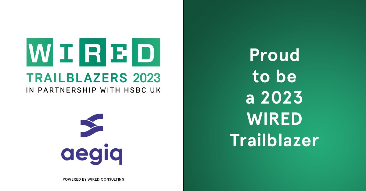 🎉 Exciting news! 🏆 Aegiq is honored to be named one of WIRED's Trailblazers of 2023! 🌟 Join us on this trailblazing journey as we drive positive change in tech. 🚀 #WIREDTrailblazers #Innovation #WIRED #WIREDConsulting 🙌💡🌐👏 👉aegiq.com/2023/09/21/aeg…