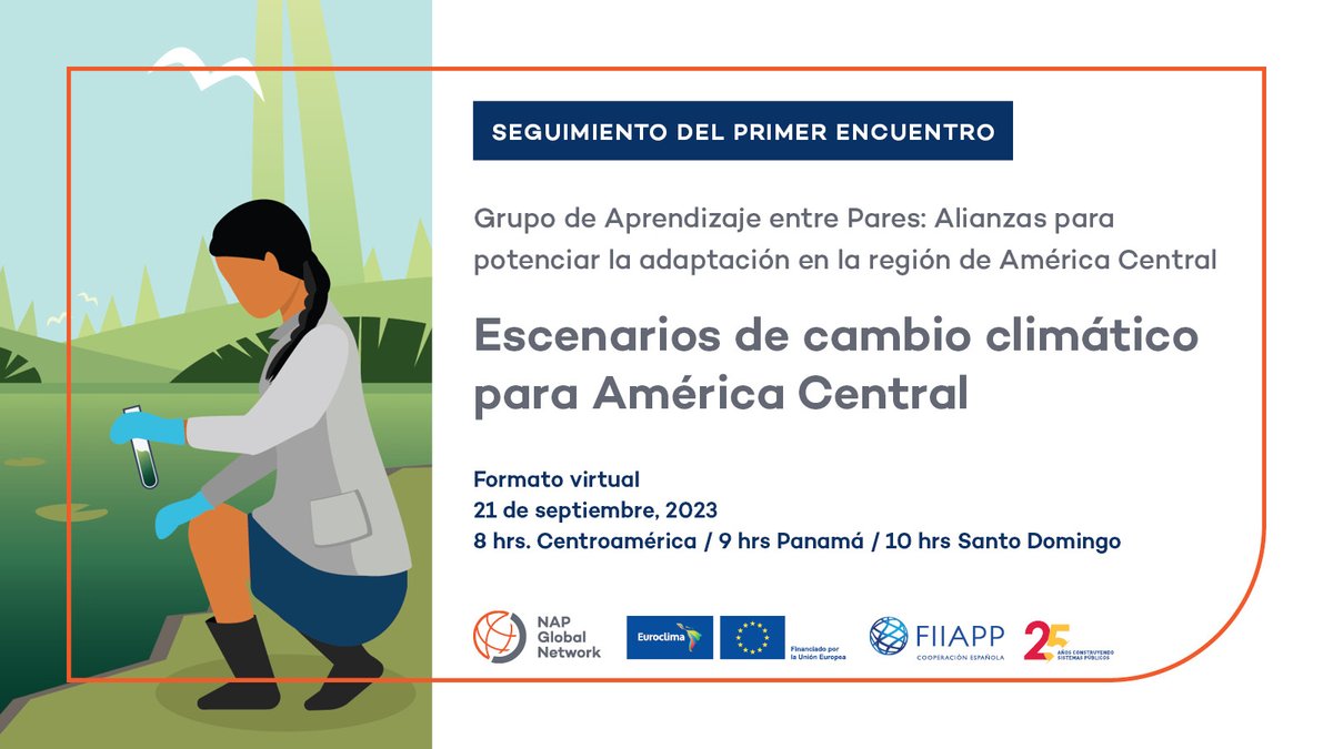 Hoy hemos dado seguimiento a nuestra alianza para potenciar la adaptación en Centroamérica, congregando a representantes de 🇧🇿, 🇨🇷, 🇩🇴, 🇭🇳, and 🇵🇦 para discutir escenarios de cambio climático en la región.

Con @EUROCLIMA_UE_AL &amp; @FIIAPP

Más información: bit.ly/plc-America-Ce…