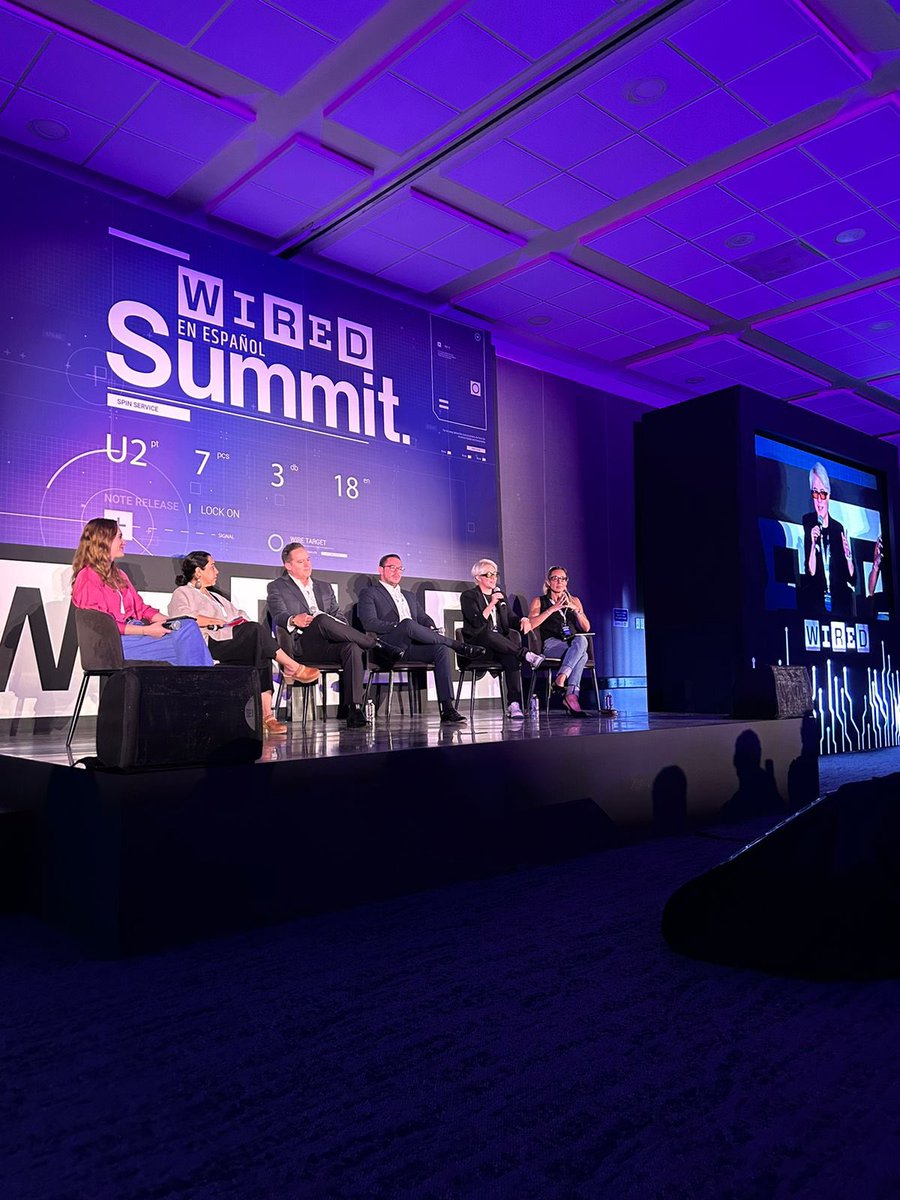 alelagunes's tweet photo. En el Wired Summit 2023 en el panel "IA Generativa: Regulando el futuro". #WiredSummit2023 #IAGenerativa #IAparaElBien https://t.co/w9GvFtLC4H