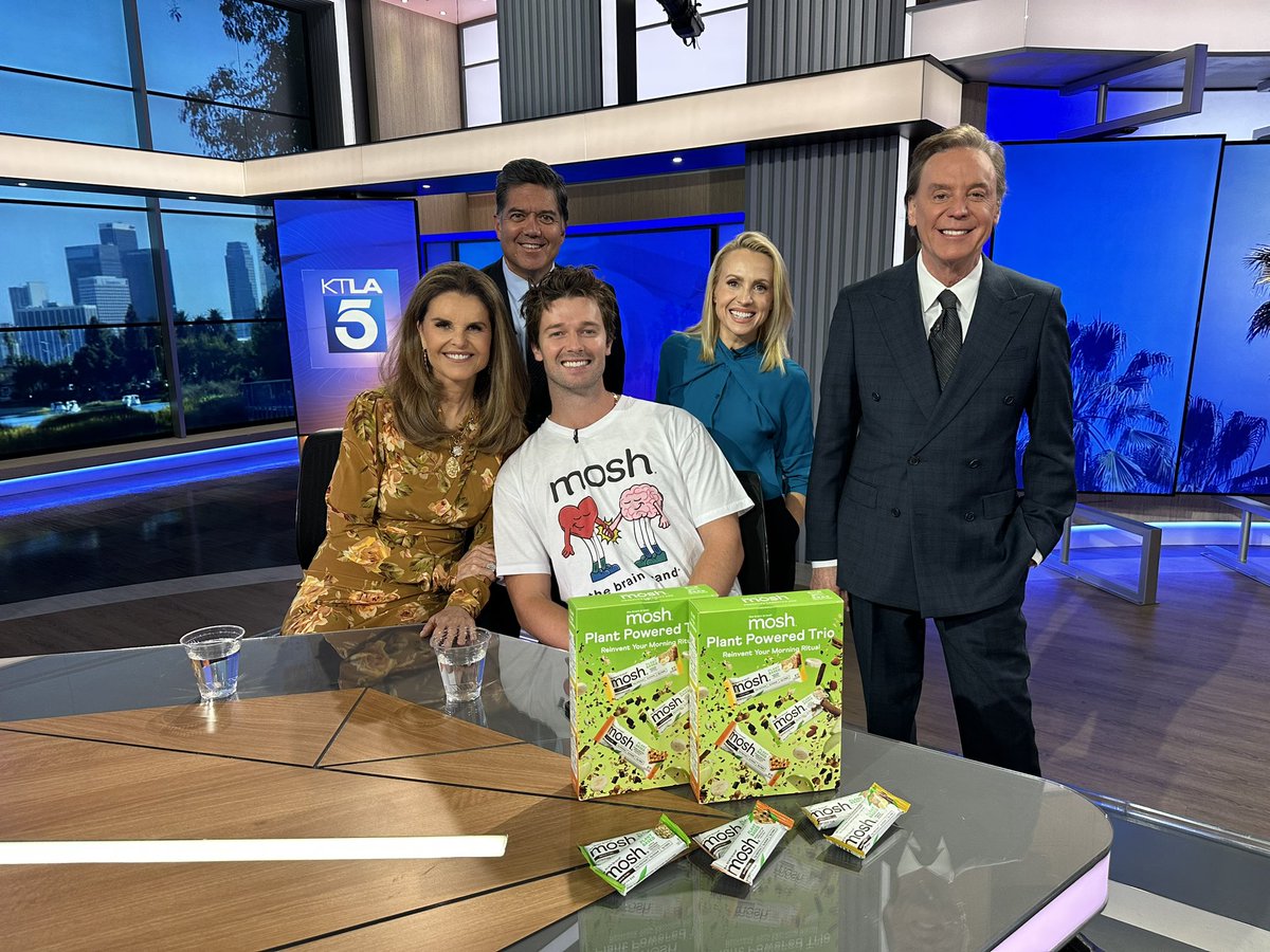On this #WorldAlzheimersDay, <a href="/mariashriver/">Maria Shriver</a> and her son #PatrickSchwarzenegger stopped by to talk about their brain brand <a href="/mosh_life/">MOSH</a>. Watch here: ktla.com/morning-news/m…