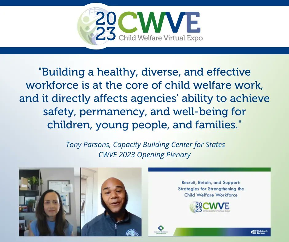 CenterforStates's tweet photo. What a great day at the 2023 #CWVE! Thanks to all of our attendees and participants for making it a wonderful day. Be sure to check our website in the next few weeks as we post resources from today's event. https://t.co/NbtDU2NYIh #CwWorkforce #ChildWelfare https://t.co/pzfjjo8JFh
