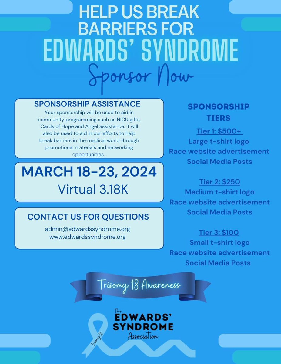 Edwards Syndrome Association tweet media