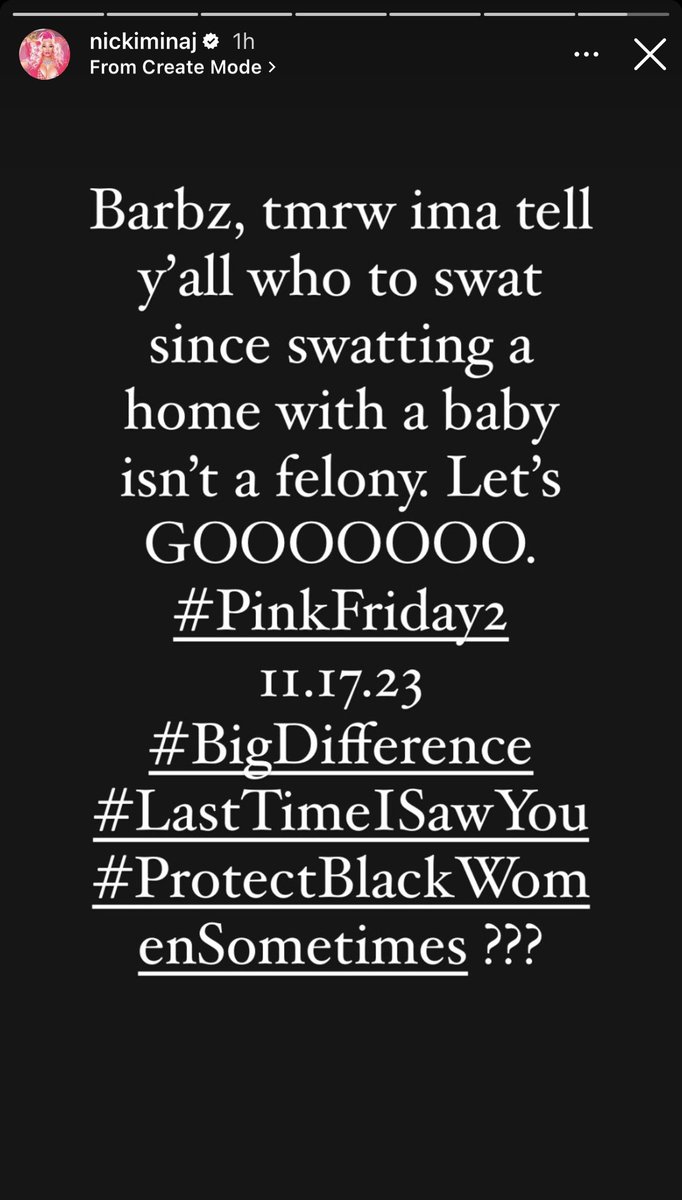 Is it a crime to encourage millions of your fans to swat somebody? Because we will be telling again 😂😂😂