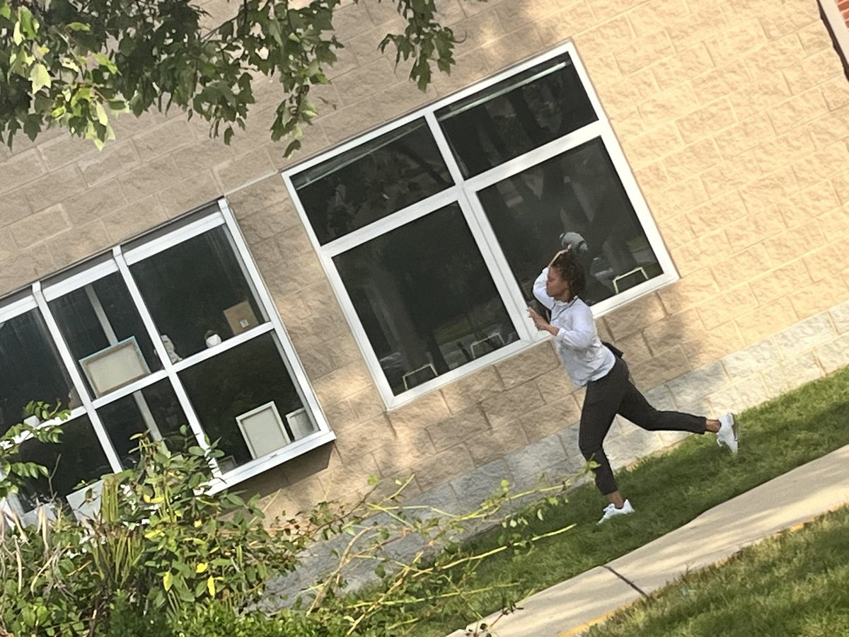 <a href="/_Raven_Harris/">Raven Harris</a> plays a quick game while waiting on the last bus to get here… #MeadeStrong