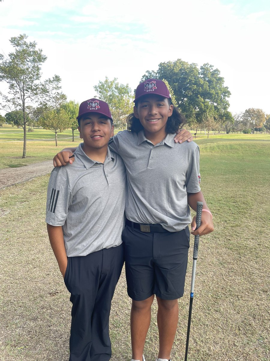Marshall golf season has started. The Perez brothers represented today! Tim Perez finished 6th overall with a score of 78. RAMFAM!!