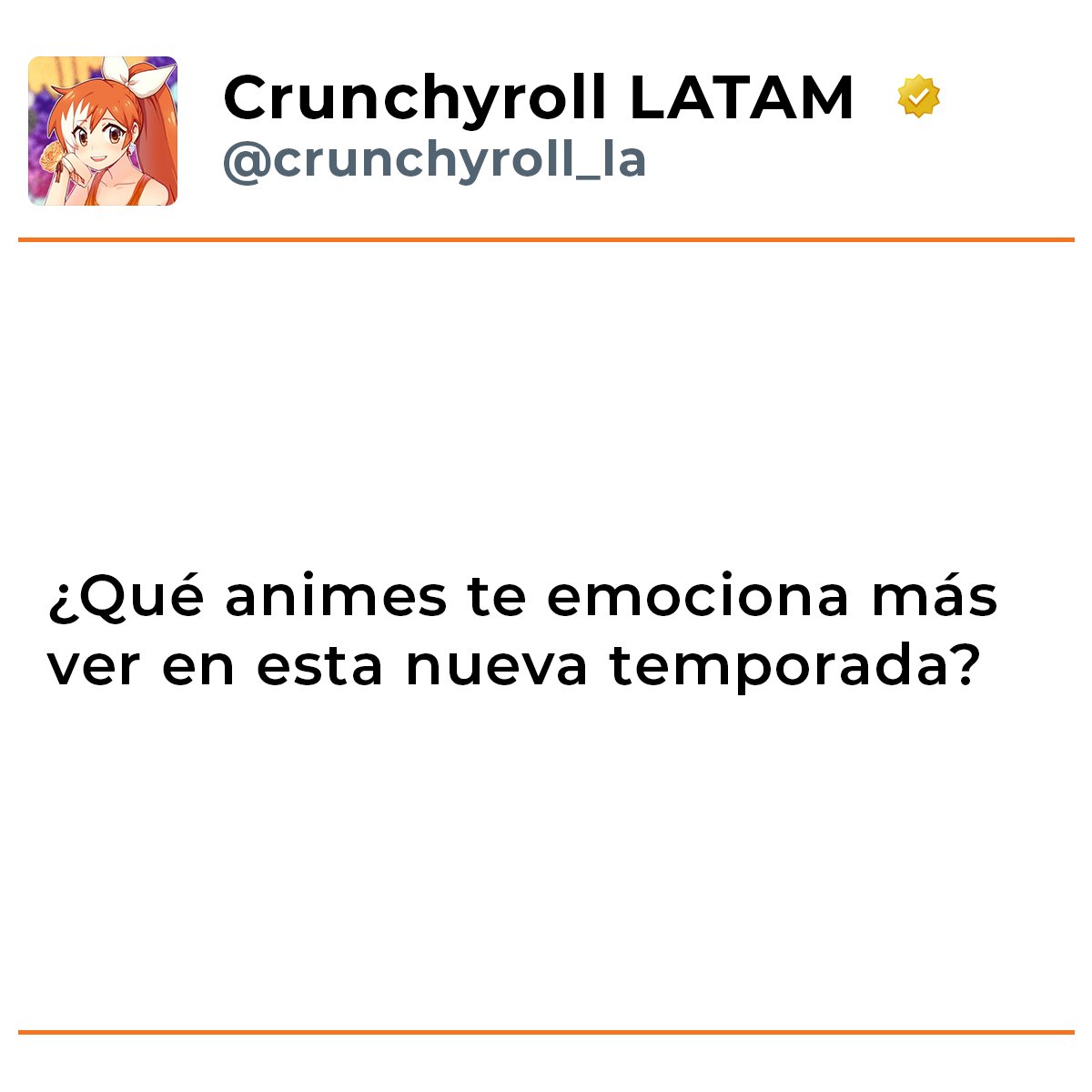 Crunchyroll LATAM tweet media