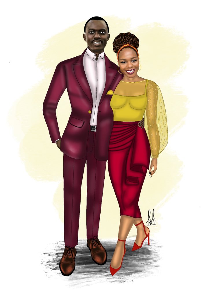 abbie_ish's tweet photo. Couple Illustrations 💕 https://t.co/207aZIg623