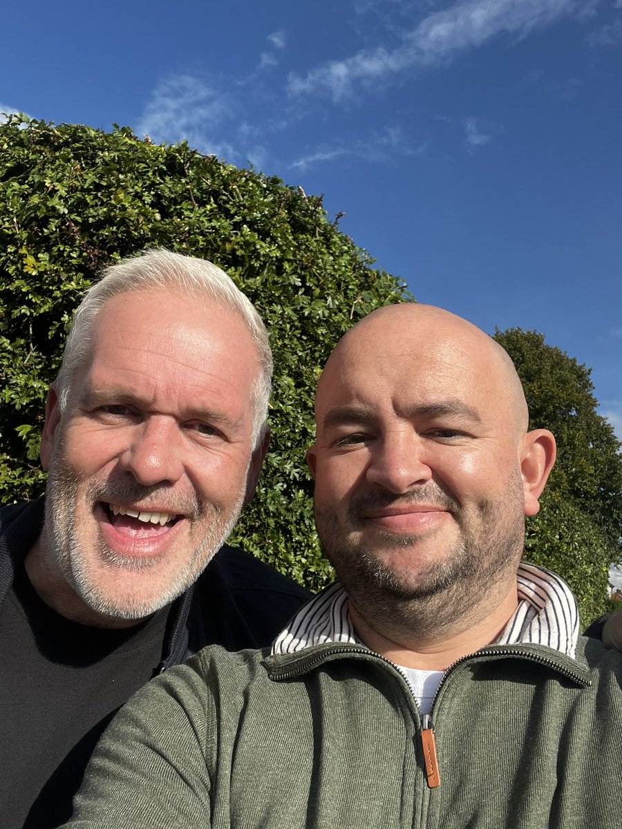 AdamSwift's tweet image. So good to see @Pipskin @domisatwit @JamesRobinson @ChrisMoyles today! I’ve been a huge fan of the show for a very long time and it was great to finally meet you all!